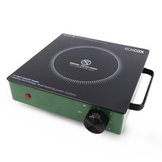 맘쿡 캠핑겸용 1구 하이라이트 전기레인지 순간가열 전기쿡탑, 프리스탠딩, 하이라이트 1구