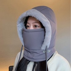 에스알비 기모 넥 워머 바라클라바, 딥그레이, 1개