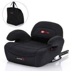 에어보스 록키 휴대용 부스터 카시트 + 보관가방 + 보호캡, 시티블랙