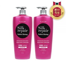 [대용량/윤기코팅]엘라스틴 실크리페어 골드실크 오리지널 컨디셔너 1200ml 2개, 1.2L