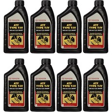 도요타 렉서스용 8쿼트 ATF 자동 변속기 오일 TIV 정품 OEM 세트