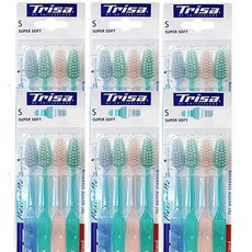 트리사 슈퍼소프트 칫솔 4개입 x 6개 미세칫솔, 14개입
