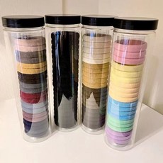 韓式簡約無接縫毛巾髮圈 高彈力成人紮頭髮皮筋 不傷髮 加粗頭繩髮飾 NC8Q