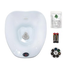 비타그램 코드제로 무선 좌욕기 + AA건전지 2개 + 온도 스티커 + 쑥팩 30포, WGT-0623, 스카이