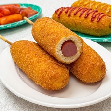 옛날 수제 핫도그 휴게소 핫도그 오리지날 감자 130g 6개, 오리지날 핫도그
