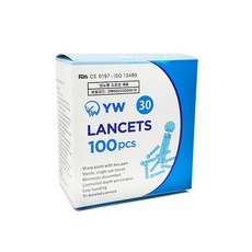 YW 일회용 수동 채혈침, 100개입, 1개