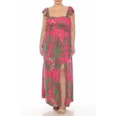 보호미 BOHO ME 스모크 플러터 슬리브 맥시 드레스 1986387