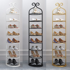 좁은현관 신발장 신발정리대 신발거치대 슈즈렉 원룸신발장 8단 - 3color, 골드8단, 1개