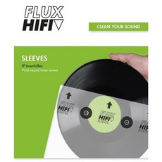 德國FLUX Hifi Sleeves 黑膠唱片防靜電內套/唱片套（50入）