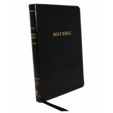 KJV Thinline Bible Large Print Imitation Leather Black Red Letter Edition Imitation Leather, Thomas Nelson