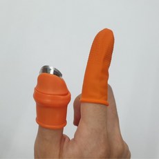 손질 손가락골무 골무칼 다듬기 중형 세트, 상세설명 참조, 없음