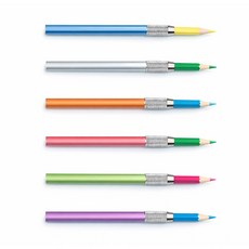 [오소사소] 몽당연필 연장 익스텐더 홀더 6색상, 색상, 6개