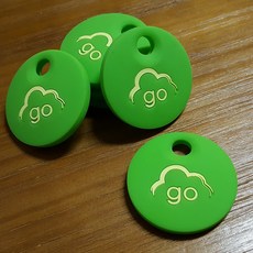 機車鑰匙圈, go綠鑰匙套, 1個