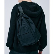 BYMSS 스트링 나일론 슬링백 - 블랙