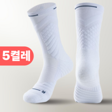 그로스픽 충격흡수 삼중쿠션 장목 러닝양말 5켤레 세트