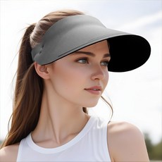 플립 쉐이드 썬바이저 접이식 자외선 차단 가볍고 간편휴대 간단 사이즈조절 골프 등산, 블랙