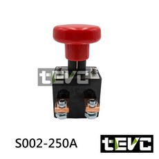 tevc S002 緊急斷電開關 250A 電動車開關 高爾夫球車安全開關, 1個