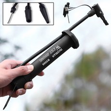 시그니처베이지 자전거 휴대용 펌프 공기주입기 YPZ140, 1개, 블랙