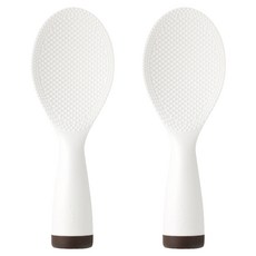 리한 오뚝이 롤리 주걱, 화이트, 2개