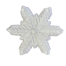 雪板止滑墊 單板雪花造型防滑貼片 SB用 上下纜車必備良品 現貨供應, 透明, 1個