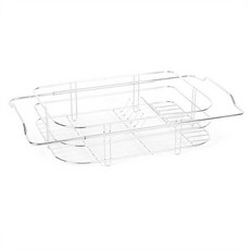 산들 폭조절 직사각 개수대 설거지 물빠짐선반 싱크대정리 식기건조대 주방수납선반 주방선반 주방건조대 물빠짐선반, 1개