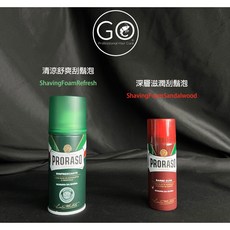 PRORASO 清涼舒爽刮鬍泡, 1個, 深層滋潤刮鬍泡 50ml/檀香