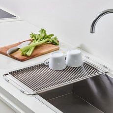 Ribbon J Mudita 304 不銹鋼水槽盤滑動盤子晾衣架, 混色