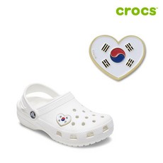 크록스 지비츠 골드 하트 태극기 10018161_DJ
