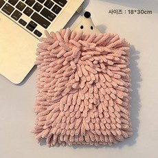 극세사 핸드타월 화장실용타월 극세사타올 화장실타올 타올, 250x150x130mm, 1개, 핑크 (고슴도치)