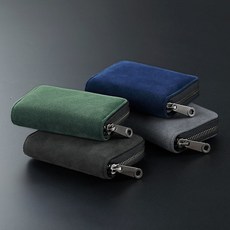 卡包男士翻毛皮多卡位高檔防消磁多功能超薄卡夾證件包拉鍊卡套女