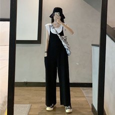 RORO L-4XL 大尺碼 吊帶褲 套裝