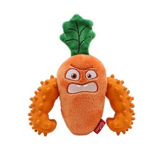 GiGwi 狗狗肌肉系列耐咬磨牙玩具, 健美胡蘿蔔, 1個