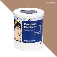 노루페인트 팬톤 실외 벽면 저광 페인트, 17-1225 TawnyBirch, 1L, 1개