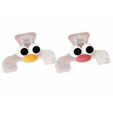 에이젠 북클립 책고정집게 북스토퍼 독서용품 북마커 서류집게, 2개, 노랑입과 버건디입