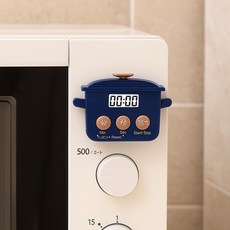 미니 주방 요리 키친 디지털 자석 쿠킹 타이머, 1개, 블루
