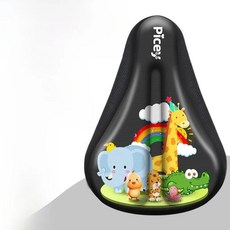 울트라 소프트 실리콘 자전거 시트 쿠션 밸런스 바이크 커버 엉덩이 통증 방지 색상, 01 cushion cover, 1개