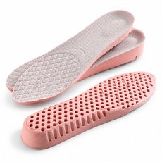여성 키높이 깔창 PU 쿠션 허니콤 통풍 충격완화 1cm 2cm 인솔