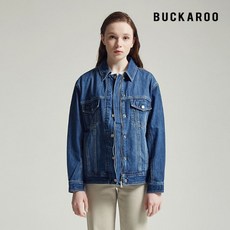 버커루 여성 세미오버핏 데님자켓 B205DJ520P