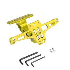 조정 오토바이 라이센스 번호판 브래킷 후방 방향 지시등 거치대 알루미늄 펜더 제거 키트, 2. A3