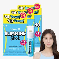 CJ 이너비 슬리밍 샷 혈당 체지방 다이어트, 6회분, 3박스