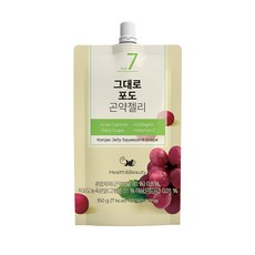 당류 ZERO! 그대로 곤약젤리 포도, 1개, 150g