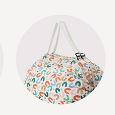 더홈스 휴대용 접이식 장바구니, 1개, 2.무지개