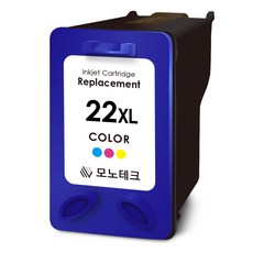 모노테크 HP 21XL 호환잉크, 1개, NO.22XL 컬러