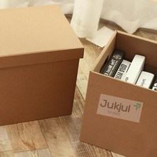 적절상회 크라프트 수납 종이박스 대형, 1개