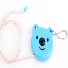 캐릭터 줄자 1.5m 휴대용미니줄자 피팅줄자 휴대용소형줄자 허리둘레재는줄자 미니줄자, 1개