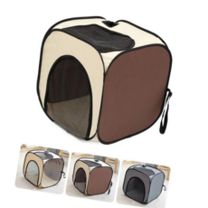 키밍 애견 목욕 건조 박스 접이식 강아지 고양이 샤워, 투명, 1개