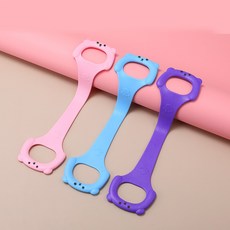 스트레칭밴드 루프 고무 스포츠 탄력 라텍스 요가 필라테스 힙 힙업 저항 운동, 핑크, 1개