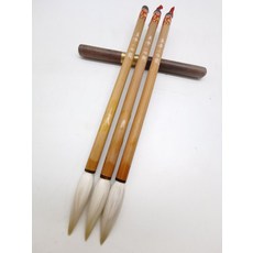 文港金雞牌 長峰小白鶴 細光峰純羊毫筆 3支打包, 1個, 參考詳情頁