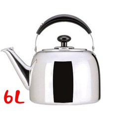 BUFFALO百福樂笛音壺 6L 牛頭牌 小牛, 1個, 白鐵