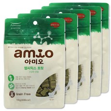 풀무원아미오 강아지 헬씨믹스 트릿 영양제, 100g, 뼈/관절강화, 5개